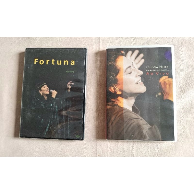 Kit Dvd Olivia Hime Palavras de Guerra - Fortuna ao vivo