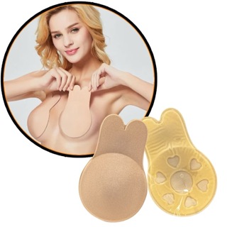 Kit pares Sutiã Adesivo Silicone Up Haiz Levanta Seio Transparente Coelho tapa seio em Oferta na Shopee