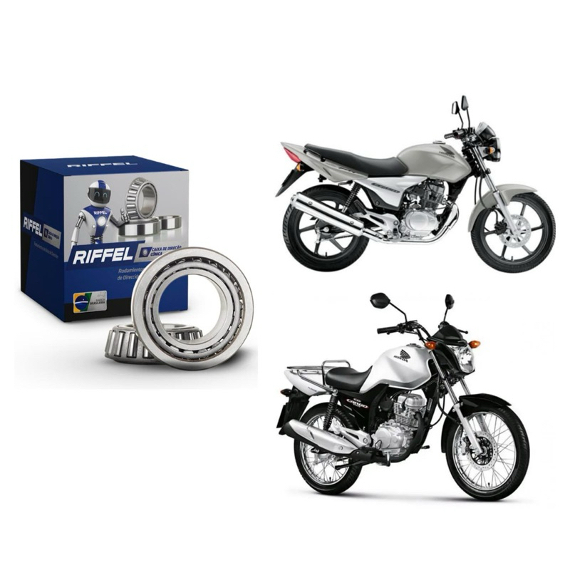 CAIXA DIRECAO ROLAMENTO TITAN/FAN/START-125/150/160 RIFFEL 006075
