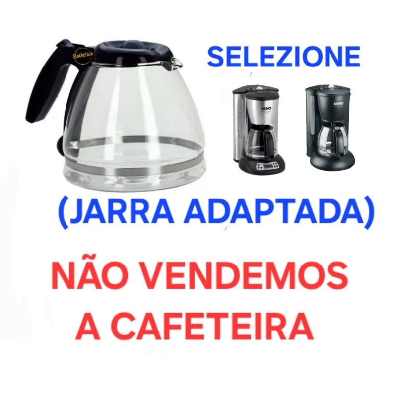 JARRA COMPATÍVEL PARA CAFETEIRA ARNO SELEZIONE CAFS - 24 XÍCARAS