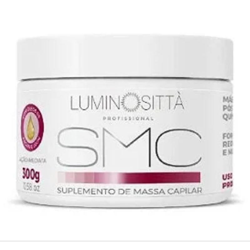 Máscara SMC Suplemento de Massa Capilar devolvendo nutrientes perdidos pelo cabelo em seu dia a dia