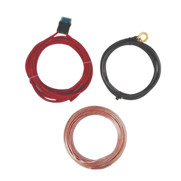 Kit de instalação para amplificador até 800W com entrada a fio em Oferta na Shopee