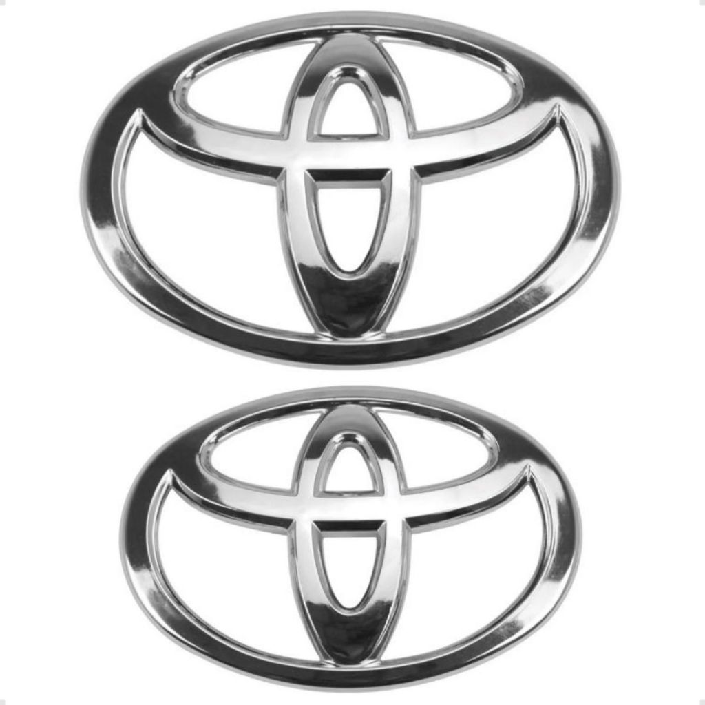 Emblemas Logomarca Toyota Grade Dianteiro E Mala Traseiro Do Corolla 2003 2004 2005 2006 2007 2008