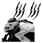 02 Adesivos Garra Arranhão para Moto Carro em Oferta na Shopee