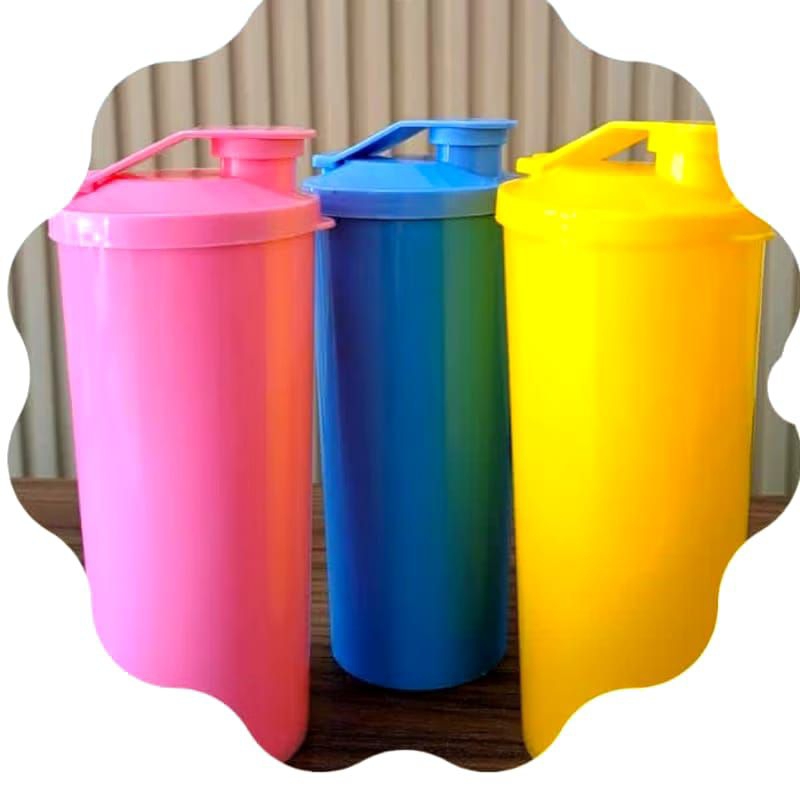 Kit c/ 20 Copos Long Drink 350ml Com Tampa Shake Para Personalizar