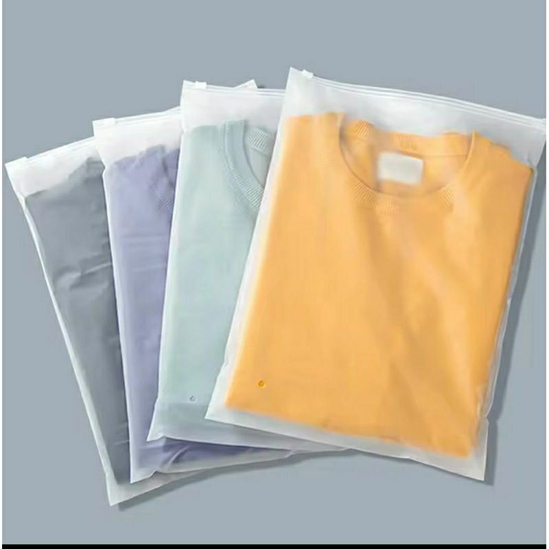 Saco Zíper Fosco. Ideal para Roupas e Acessórios. 50 unidades.