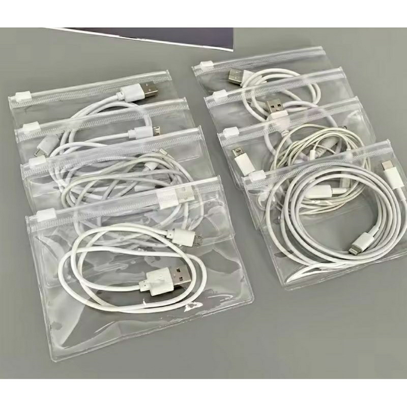 Saco PVC com zíper. Para kits de higiene, manicure e acessórios. 50 unidades. em Oferta na Shopee