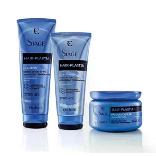 Siàge Hair Plastia Shampoo + Máscara + Condicionador em Oferta na Shopee