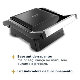 Grill Britânia Abertura 180 Graus 520w BGR06A 220v ou 110v.