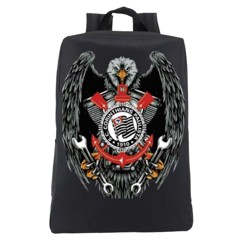 Mochila Desenhos e Times Grande Estampada Versatil Unisex Resistente Para Dia a Dia Lançamento 2025 em Oferta na Shopee