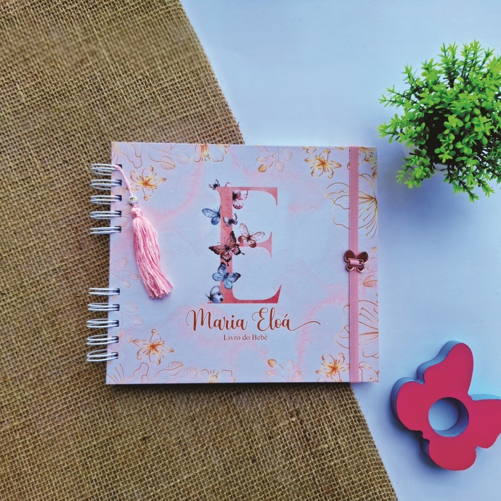 Livro do bebê - Alfabeto Floral