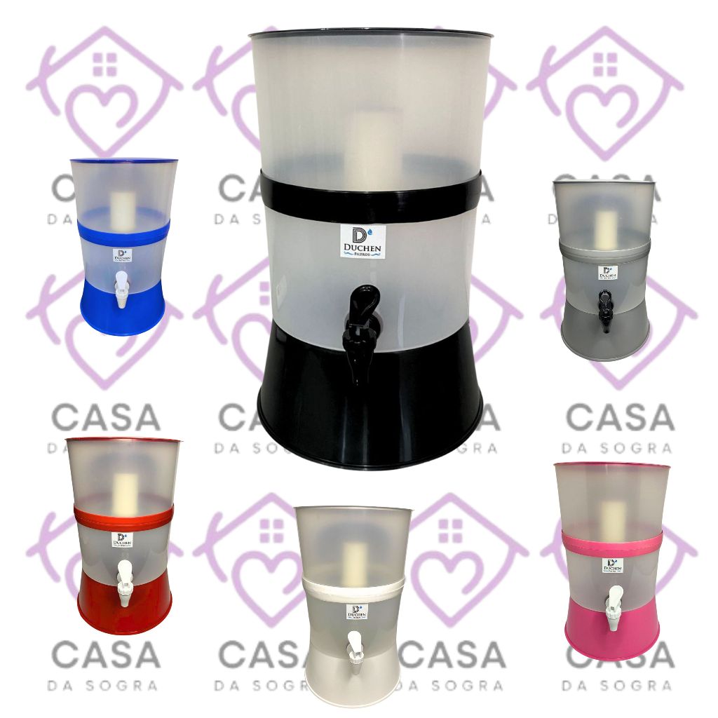 Filtro de Água com Vela e Boia - Bebedouro com Filtro
