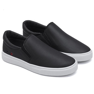 Tênis Sapatênis Iate Original Slip on Calce Fácil Hype Shoes Com Ilhós - Preto - Unissex em Oferta na Shopee