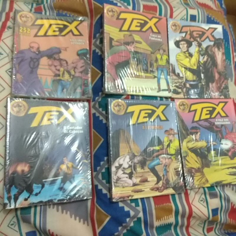 tex em cores novos e lacrados