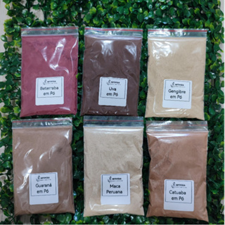 Energético Natural Reforçado - Uva em pó - Beterraba em pó - Guaraná em pó - Gengibre em pó -   Catuaba e mais em Oferta na Shopee