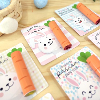 24 a 100 Unid Cartões para Páscoa com Adesivos de Cenoura em Oferta na Shopee