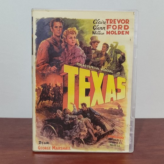 Dvd: Texas - George Marshall - Claire Trevor, Glenn Ford, William Holden - Original