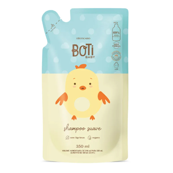 Refil Shampoo Suave Boti Baby 350ml