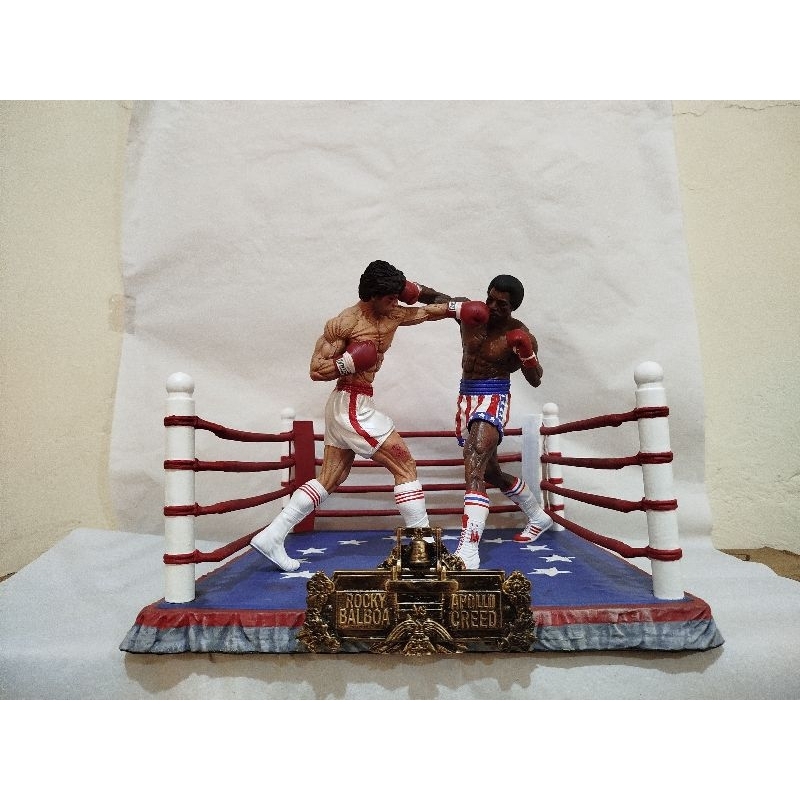 diorama Rock Balboa e Apollo Creed