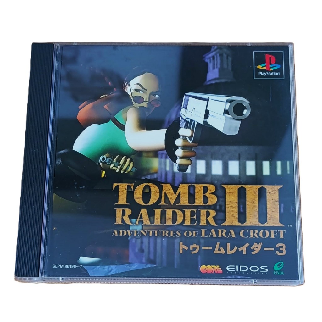 PS1 - Tomb Raider 3 - Japonês Original