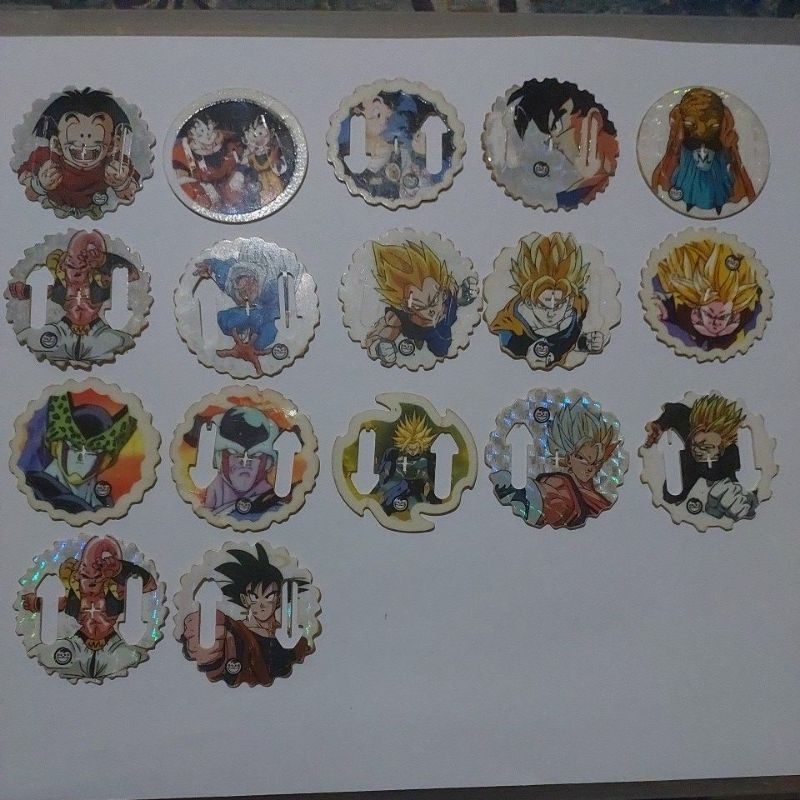 Lote Tazo Dragon Ball Z Spinner Evolutions (Atualizado 04/2025)