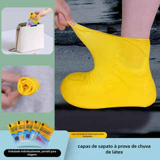 Protetor De Sapato Impermeável De Silicone Capa de Chuva Para Tênis Colorido e Unisex Jov…
