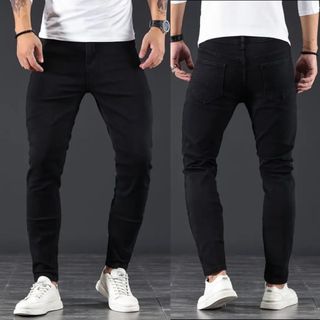 Calça Masculina Jeans Skinny / Slim com Elastano Lycra
