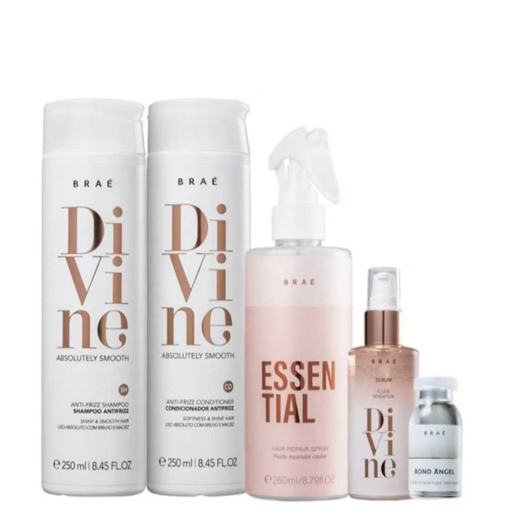 Kit Brae Divine Bond Power Home Care (5 Produtos)