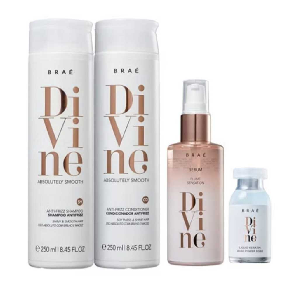 Kit Brae Divine Home Care Anti Frizz (4 produtos)