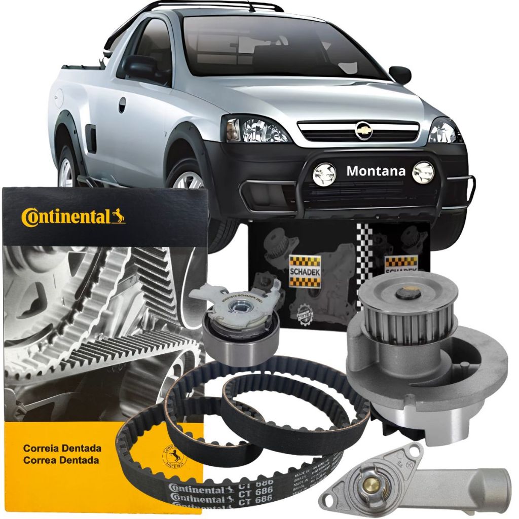 Kit Correia Dentada Tensor Bomba Valvula Montana Corsa Strada Cobalt 1.8 em Oferta na Shopee