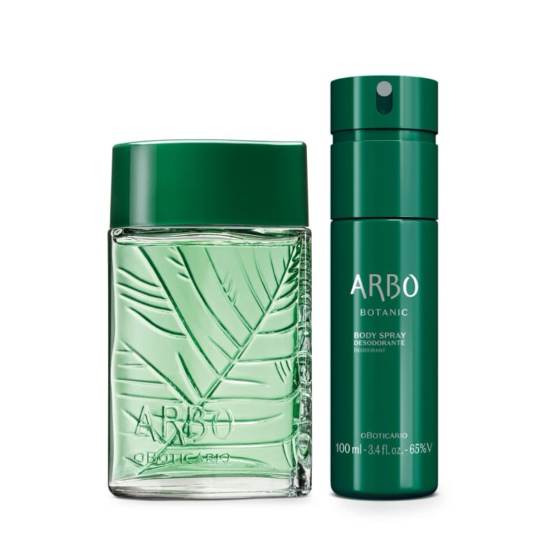 Kit Presente Arbo Botanic: Desodorante Colônia 100ml + Body Spray 100ml