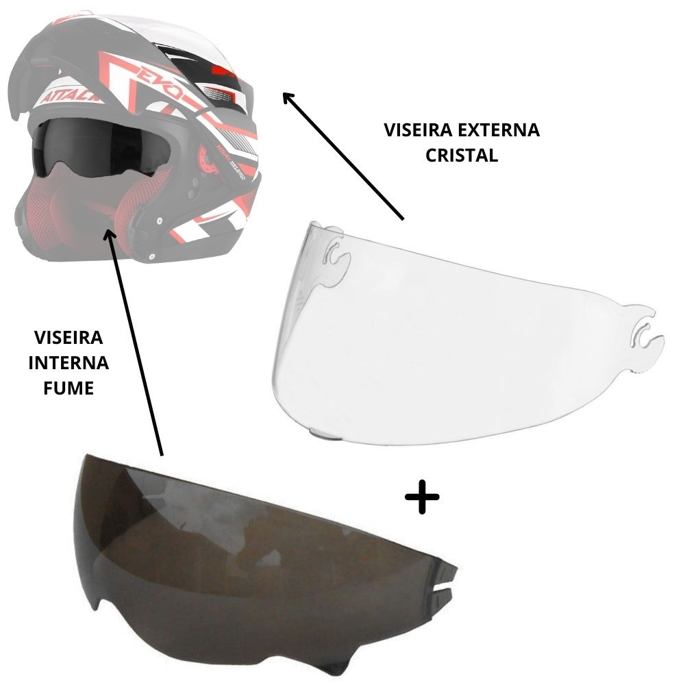 REPOSIÇÃO VISEIRA PARA CAPACETE PRO TORK ATTACK em Oferta na Shopee