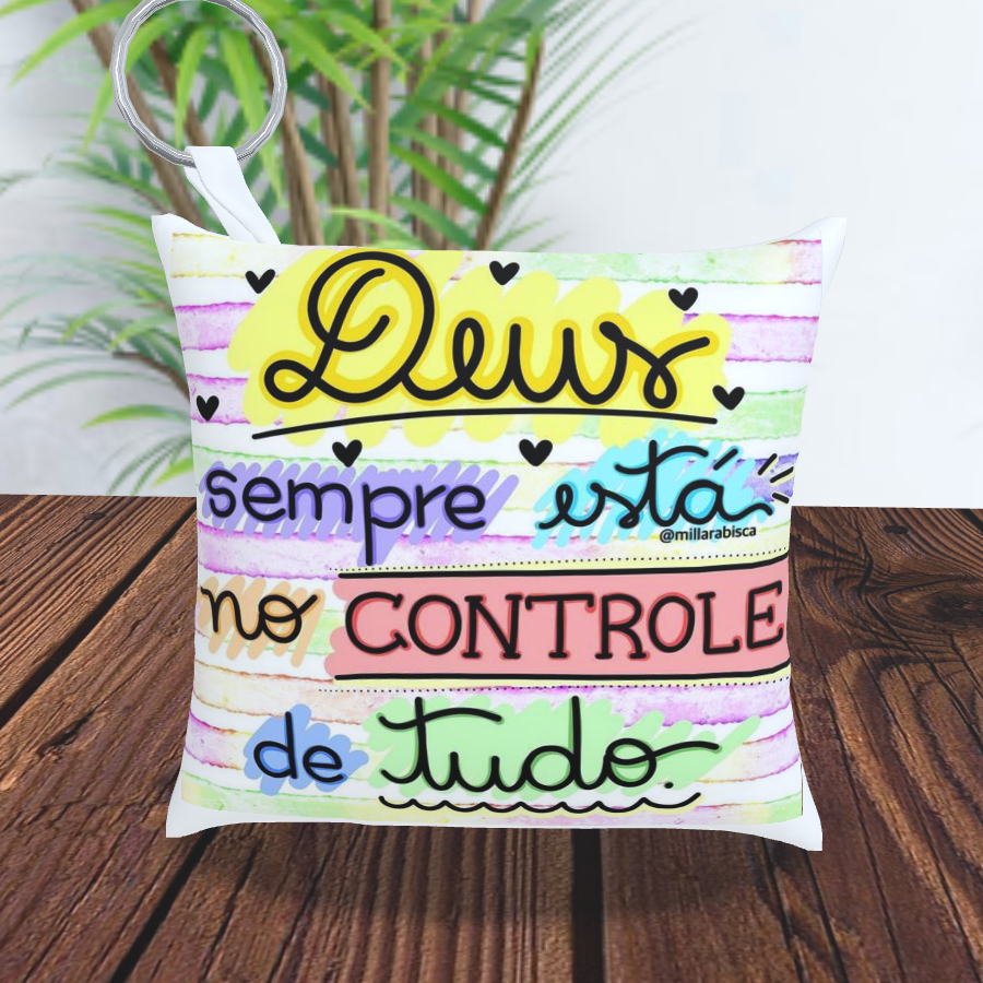 Kit Almochaveiro  Personalizado Religioso Deus 6,5x6,5 em Oferta na Shopee