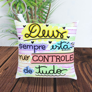 Kit Almochaveiro  Personalizado Religioso Deus 6,5x6,5 em Oferta na Shopee