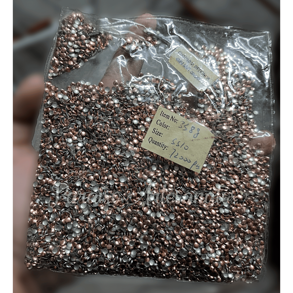 Tachinha redonda Hotfix Termocolante Pacote Fechado Pedrarias para  unhas artesanatos roupas Atacado