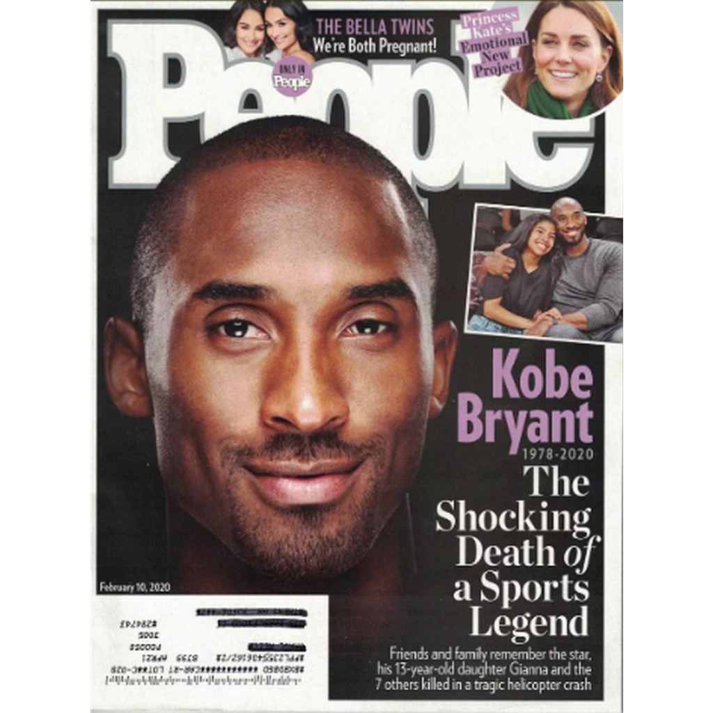 REVISTA PEOPLE, DE 10 DE FEVEREIRO DE 2020, COM KOBE BRYANT NA CAPA.