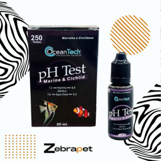 Ocean Tech Teste de PH Marinho e Ciclídeos - 250 Testes em Oferta na Shopee