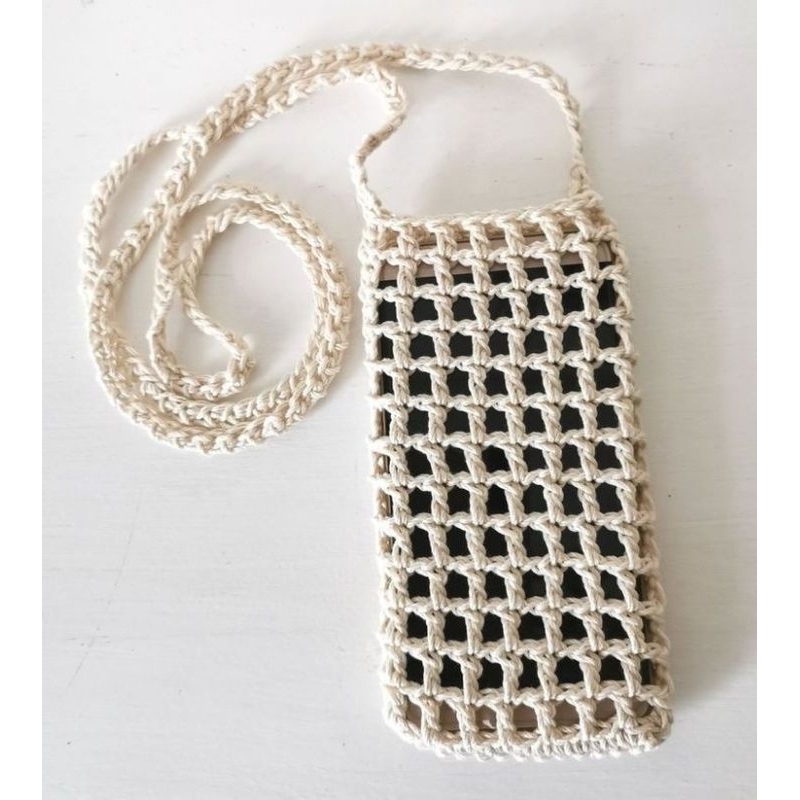Mini bag estiloso em crochê moda decorativa