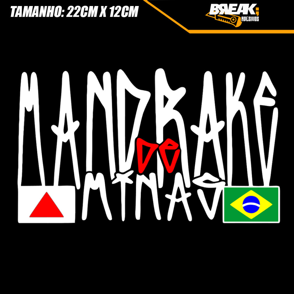 Adesivos Mandrake De Minas Para Motos Bike Bicicleta em Oferta na Shopee