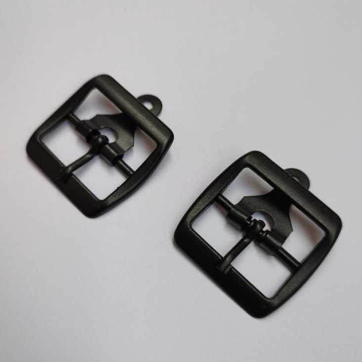 Fivela de metal preta com reboque para bolsas, calçados, confecções em Oferta na Shopee