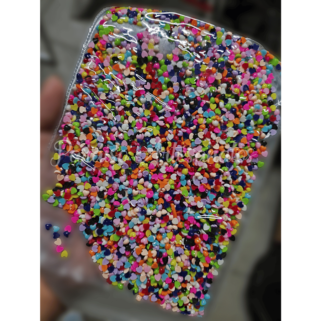 Pedrarias para unhas coração  pacote mix fechado atacado nail art artesanato coração para resina