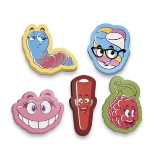 Borracha decorada perfumada Fini unitário ou kit sortido em Oferta na Shopee