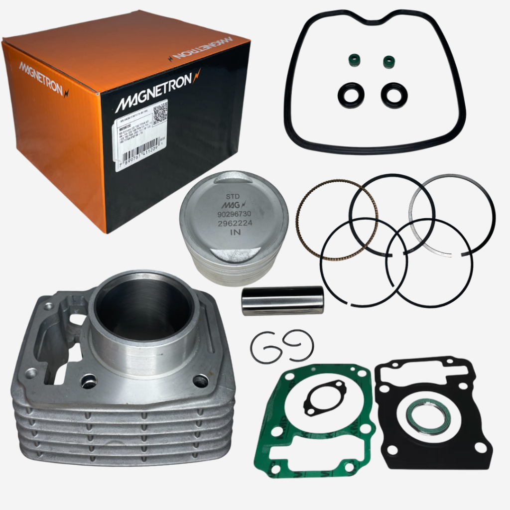 Kit Motor Cilindro Cg Titan 150 Bros 150 Fan 150 Magnetron Pistão Aneis Kit A Juntas Guarnição