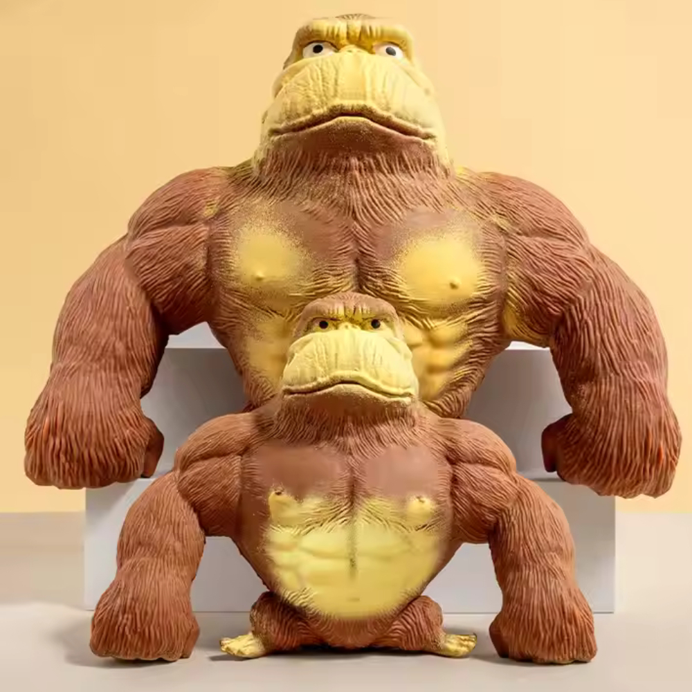 Brinquedo Gorila Macaco Indestrutível Estica Esmaga, Brinquedo Indestrutível Para Brincar