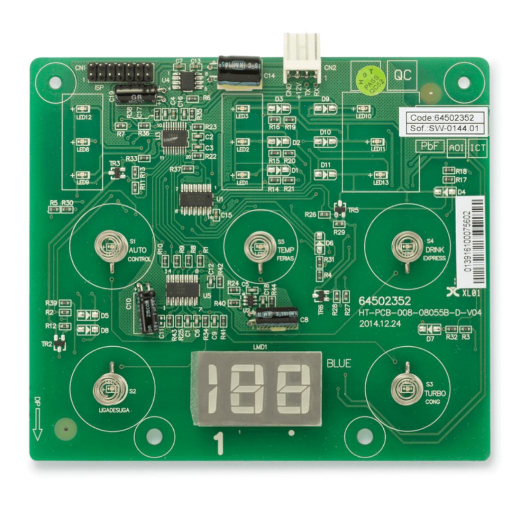 Placa Interface para Geladeira Electrolux DF80 DF80X DFW51