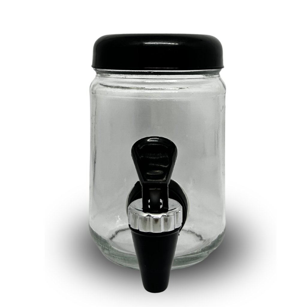 SUQUEIRA 500 ML PARA DECORAÇÃO OU DISPENSER VIDRO COM TORNEIRA