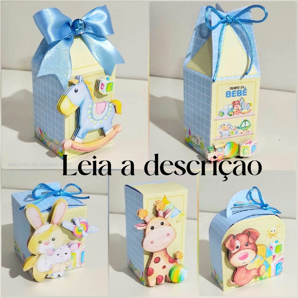 Kit PEGUE E MONTE Brinquedos | Lembrancinhas caixinhas personalizadas | festa Aniversário | Com ou Sem Aplique