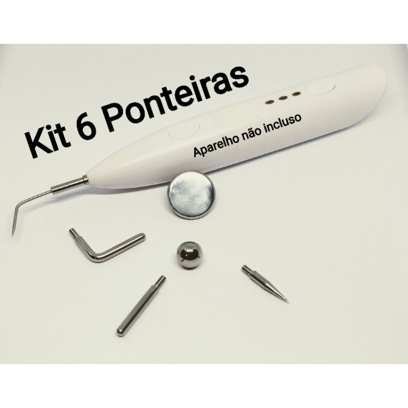 kit ponteiras para mini caneta ou mini freckle pen em inox para jato de plasma