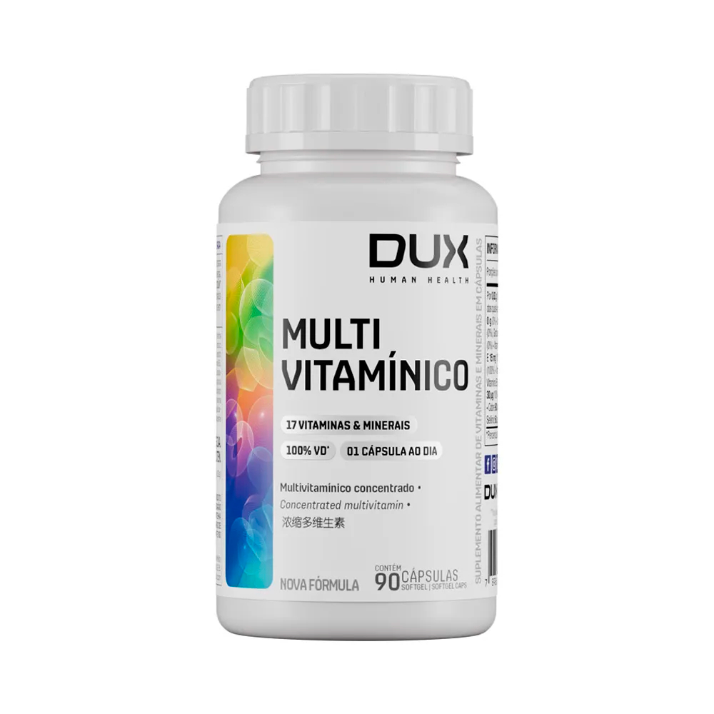 Dux Nutrition Multivitamínico 90 Cápsulas Softgel
