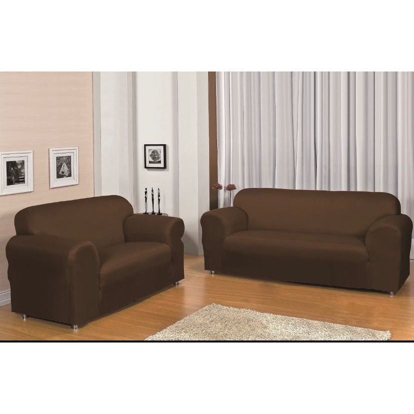 Capa de sofá 3 e 2 lugares coladinha